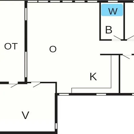 Hébergement de vacances 5 Person In Blavand-by Traum Blåvand